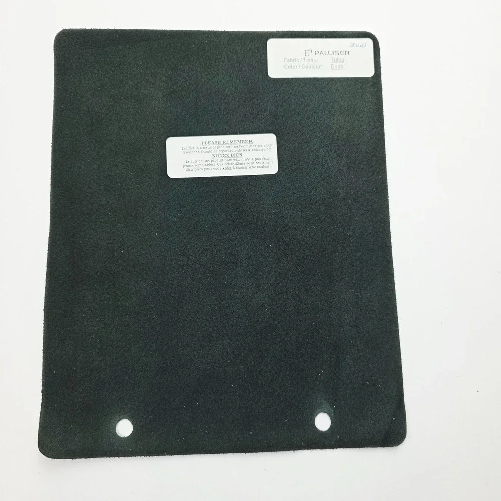 Lot Of 5 Blk Brn Leather Sample Upholstery Swatches for Bookbinding Bags Wallet
